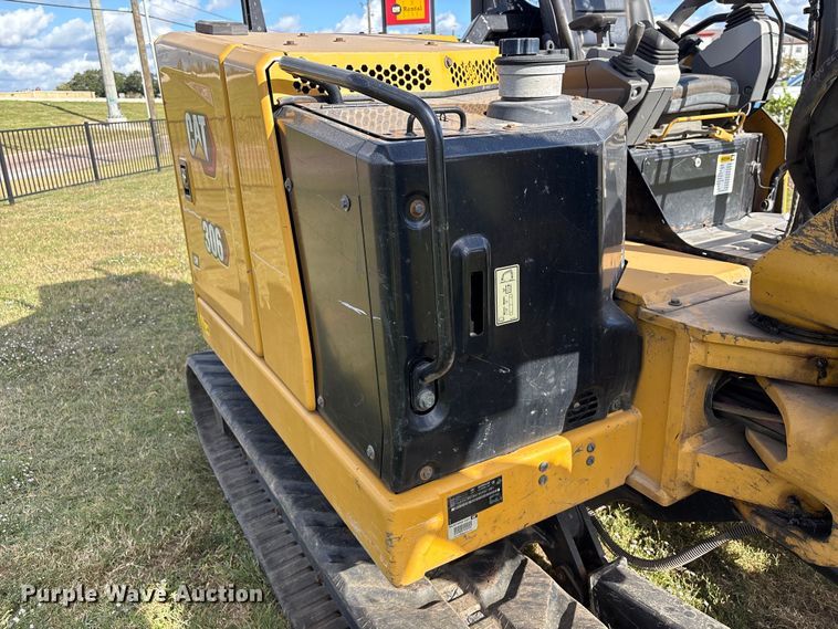 image for item EA7098 2021 Caterpillar 306 CR mini excavator