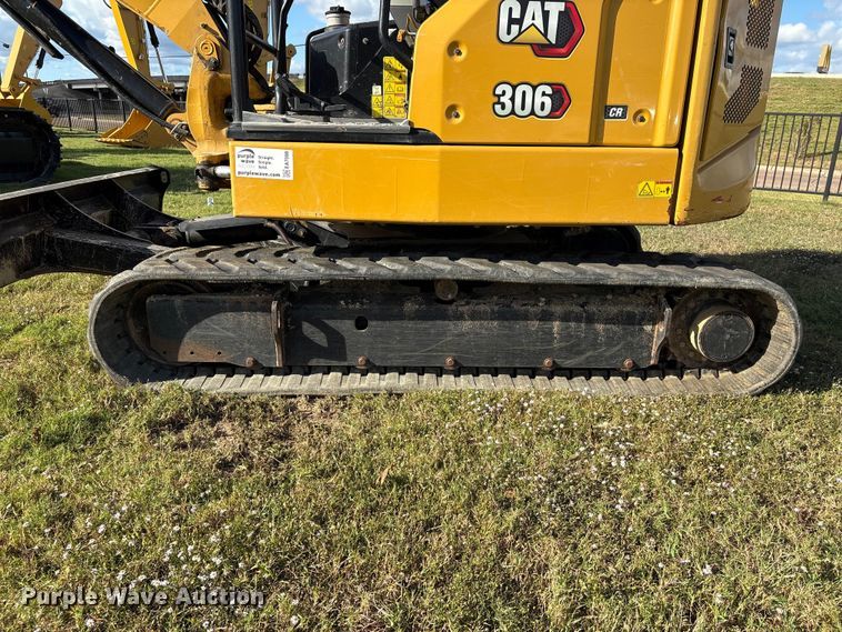 image for item EA7098 2021 Caterpillar 306 CR mini excavator