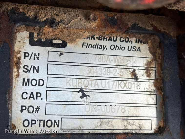 image for item EA7100 2020 Kubota KX018-4 mini excavator