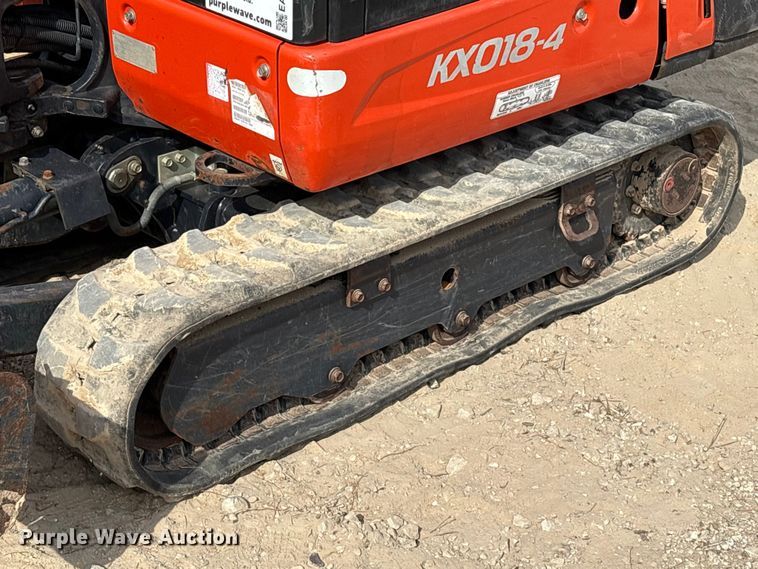 image for item EA7100 2020 Kubota KX018-4 mini excavator