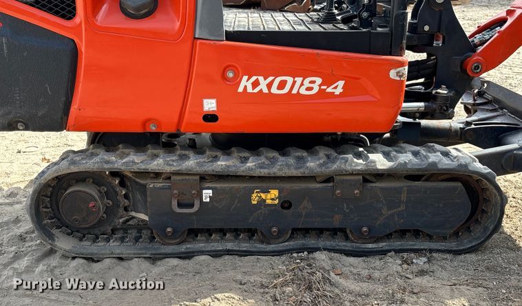 image for item EA7100 2020 Kubota KX018-4 mini excavator