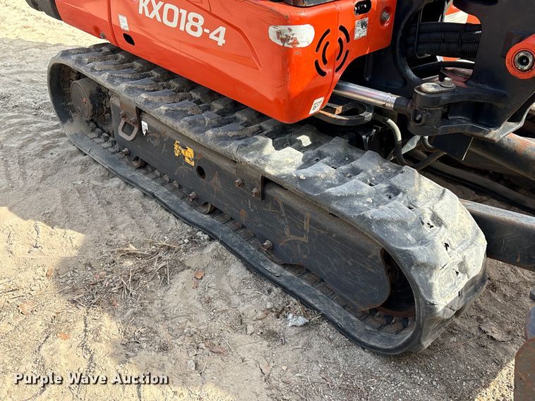 image for item EA7100 2020 Kubota KX018-4 mini excavator