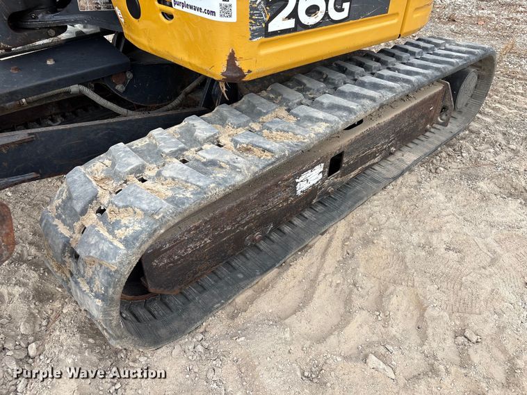 image for item EA7101 2018 John Deere 26G mini excavator
