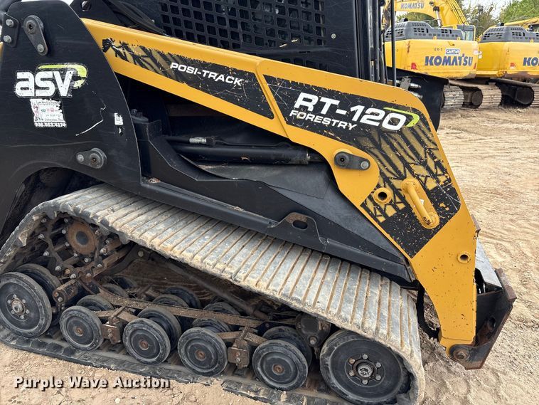image for item EA7102 2018 ASV RT120F tracked skid steer loader