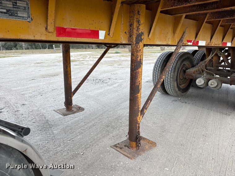 image for item EA7107 1991 Lufkin TD-25 end dump trailer