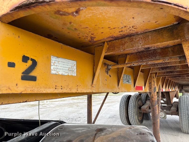 image for item EA7107 1991 Lufkin TD-25 end dump trailer