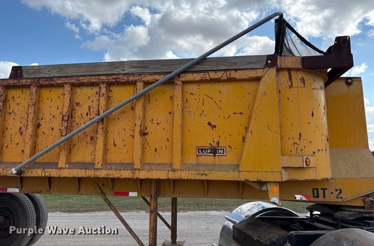 image for item EA7107 1991 Lufkin TD-25 end dump trailer