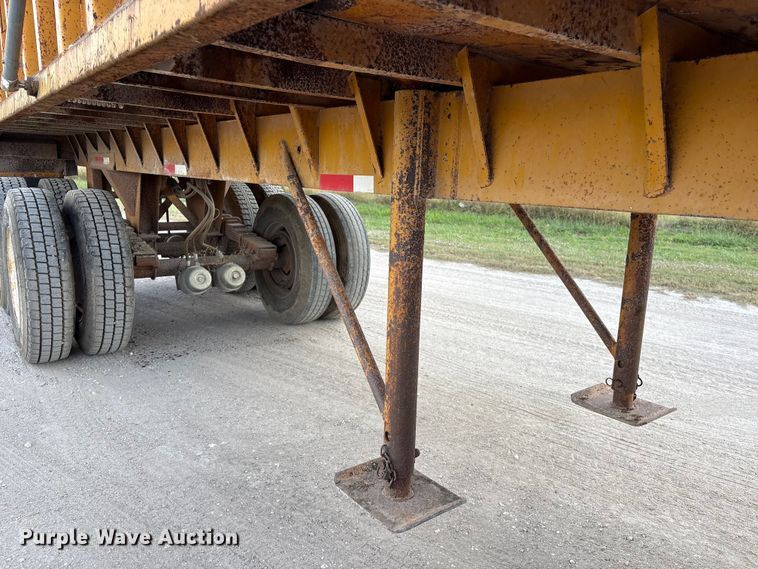 image for item EA7107 1991 Lufkin TD-25 end dump trailer