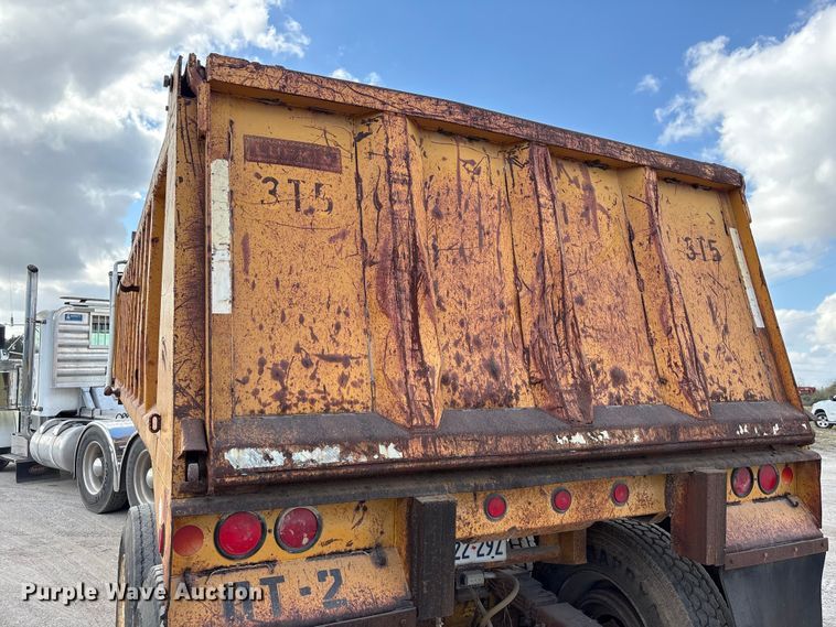 image for item EA7107 1991 Lufkin TD-25 end dump trailer
