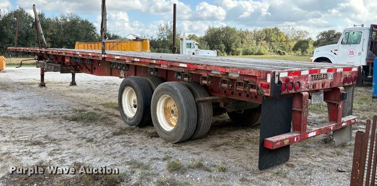 image for item EA7108 1996 Transcraft TL2000 S2 flatbed trailer