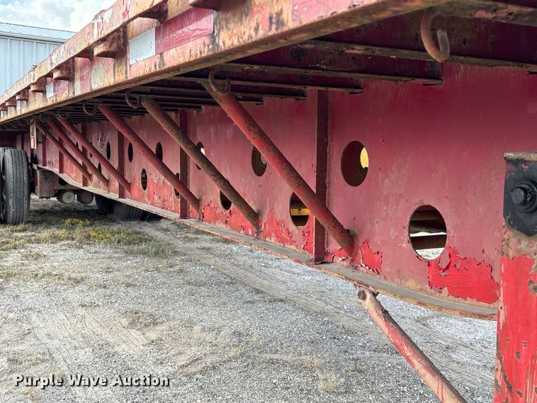 image for item EA7108 1996 Transcraft TL2000 S2 flatbed trailer