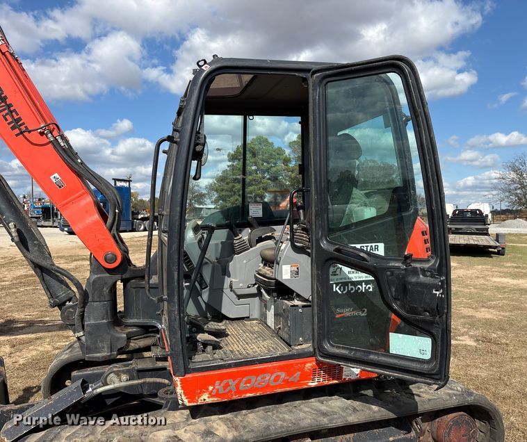 image for item EA7746 2022 Kubota KX080-4 mini excavator