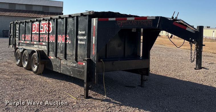 image for item EA7754 2018 Texas Pride DT72021KBP dump trailer