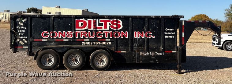 image for item EA7754 2018 Texas Pride DT72021KBP dump trailer