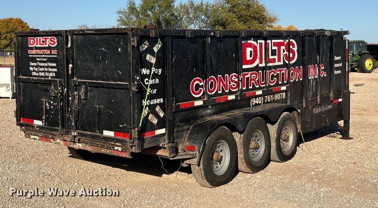 image for item EA7754 2018 Texas Pride DT72021KBP dump trailer