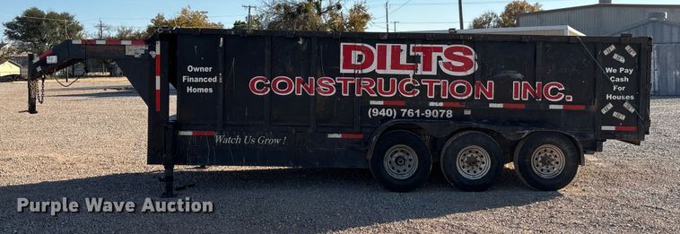 image for item EA7754 2018 Texas Pride DT72021KBP dump trailer