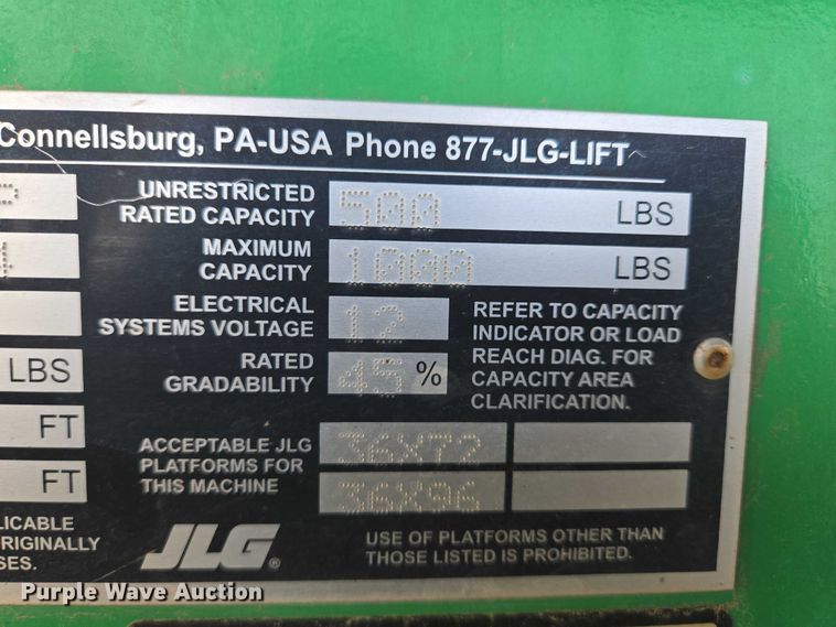 image for item EB1160 2015 JLG 1350SJP boom lift