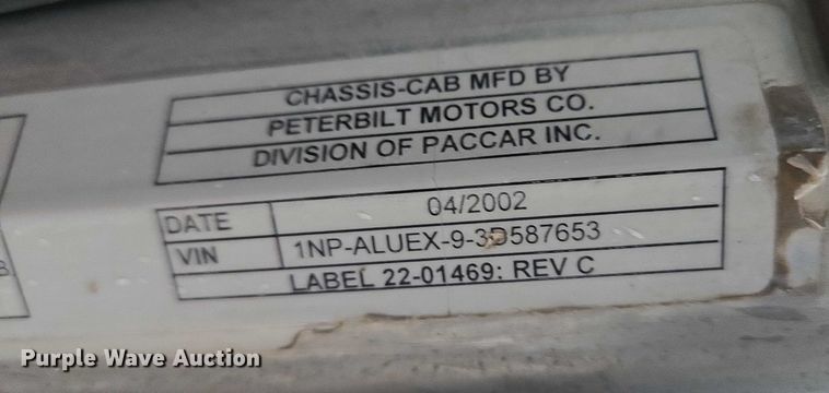 image for item EB1188 2003 Peterbilt 357 ready mix truck