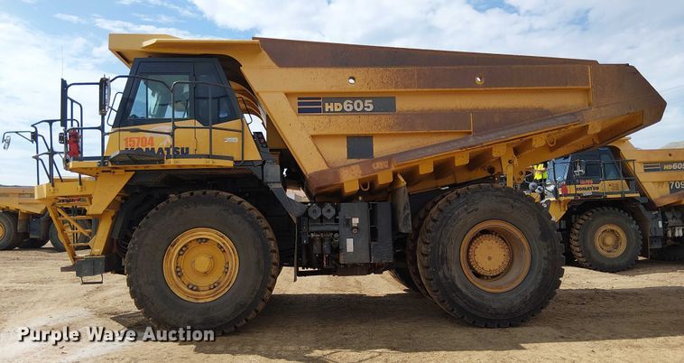 image for item EC1227 2015 Komatsu HD605-7E0 haul truck