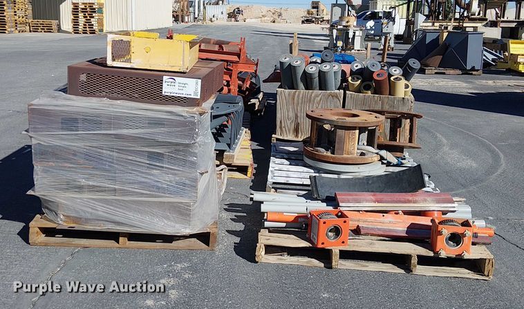 image for item EC1263 (10) pallets of conveyor rollers and parts