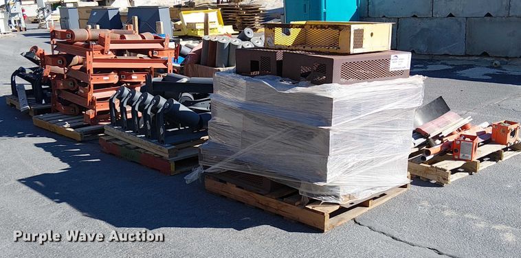 image for item EC1263 (10) pallets of conveyor rollers and parts