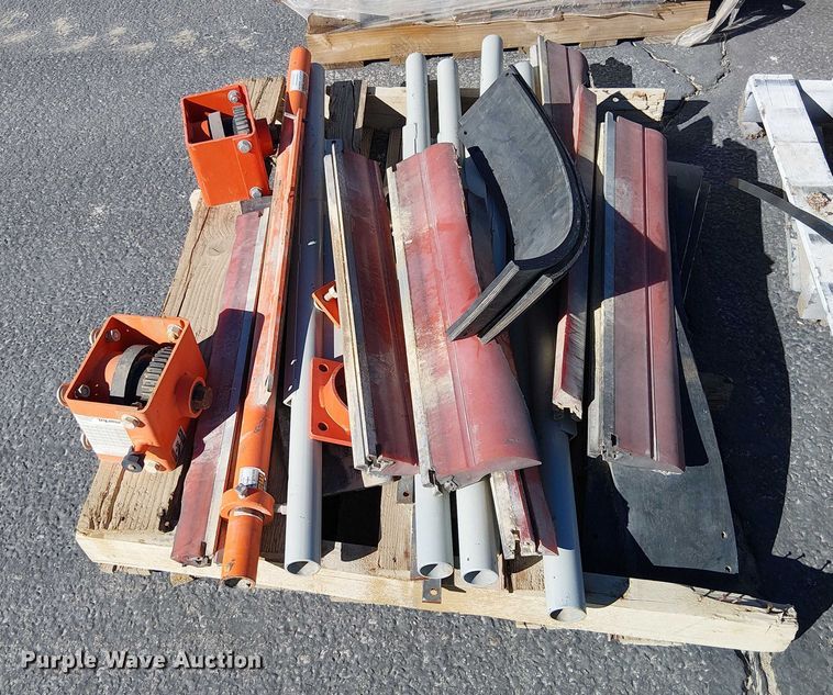 image for item EC1263 (10) pallets of conveyor rollers and parts