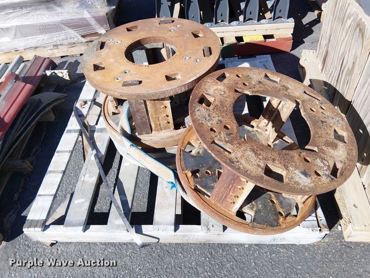 image for item EC1263 (10) pallets of conveyor rollers and parts