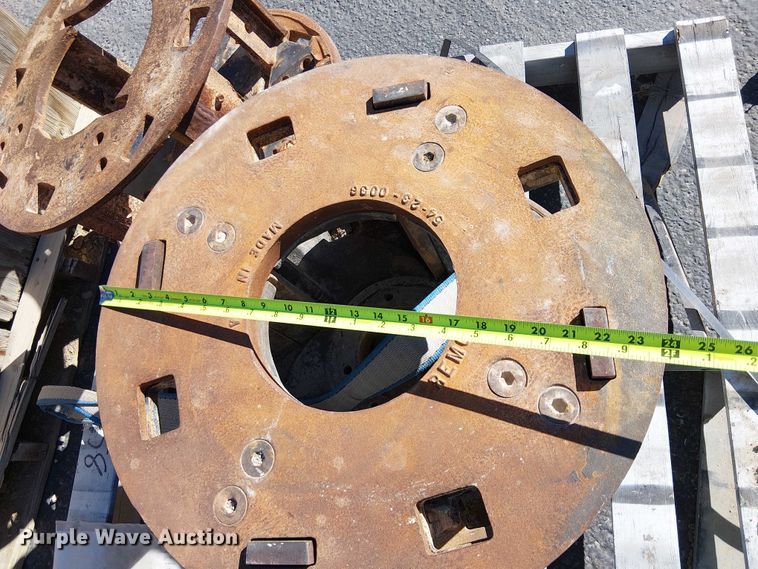 image for item EC1263 (10) pallets of conveyor rollers and parts