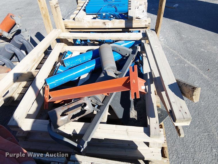 image for item EC1263 (10) pallets of conveyor rollers and parts