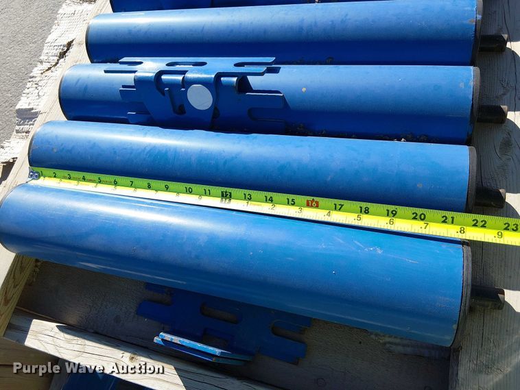 image for item EC1263 (10) pallets of conveyor rollers and parts