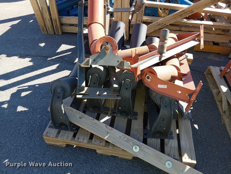 image for item EC1263 (10) pallets of conveyor rollers and parts