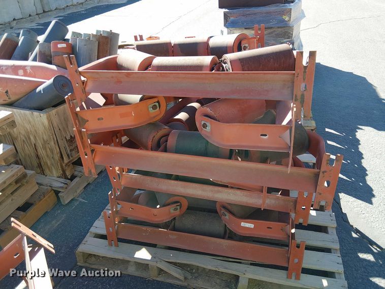 image for item EC1263 (10) pallets of conveyor rollers and parts
