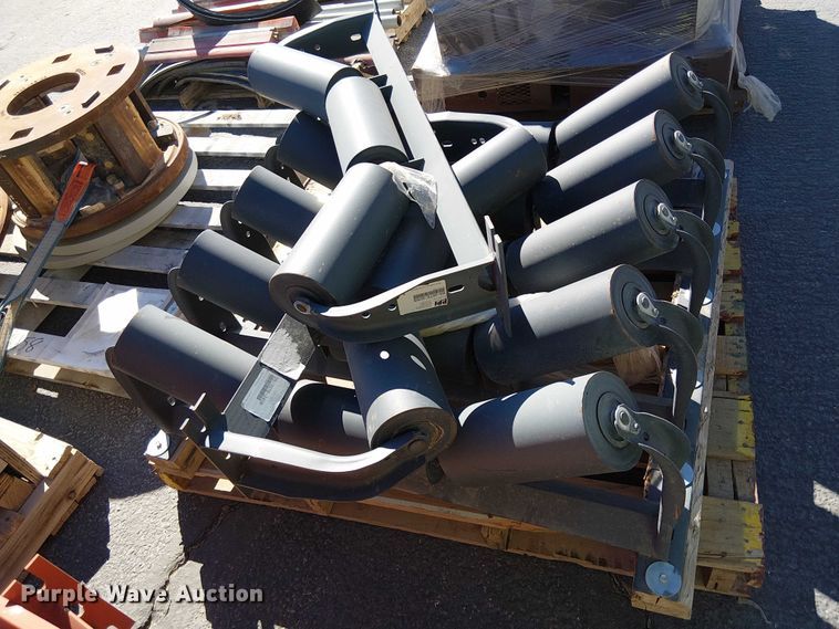 image for item EC1263 (10) pallets of conveyor rollers and parts