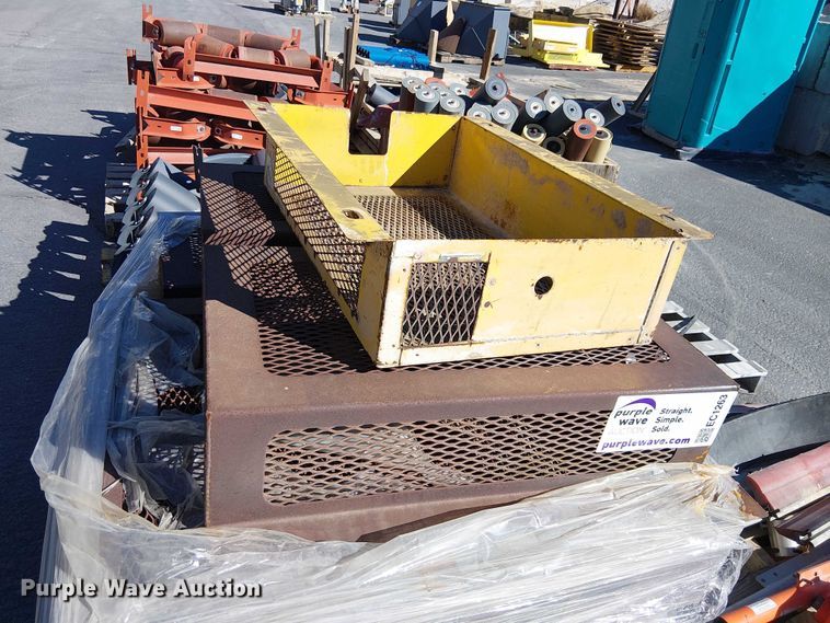 image for item EC1263 (10) pallets of conveyor rollers and parts