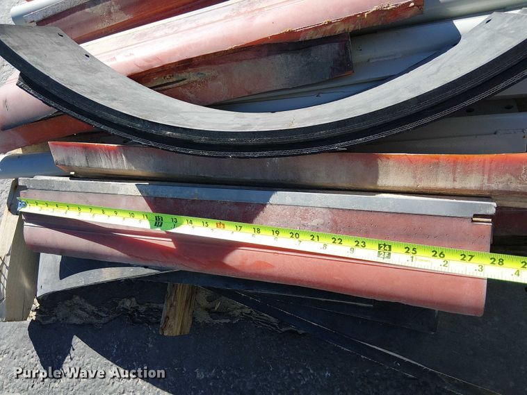 image for item EC1263 (10) pallets of conveyor rollers and parts