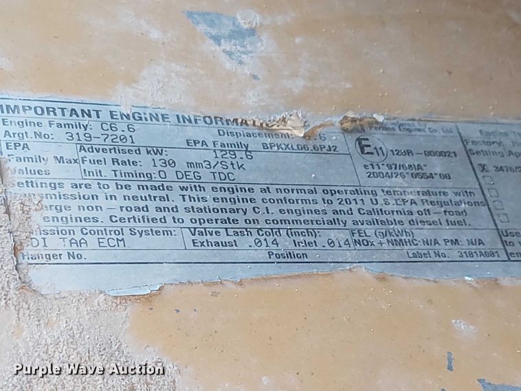 image for item EC1307 2012 Caterpillar D6N LGP dozer