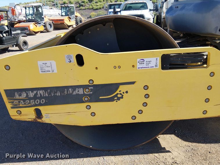 image for item EC1346 2017 Dynapac CA2500D single drum vibratory roller
