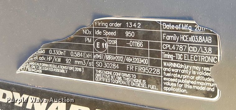 image for item EC1346 2017 Dynapac CA2500D single drum vibratory roller