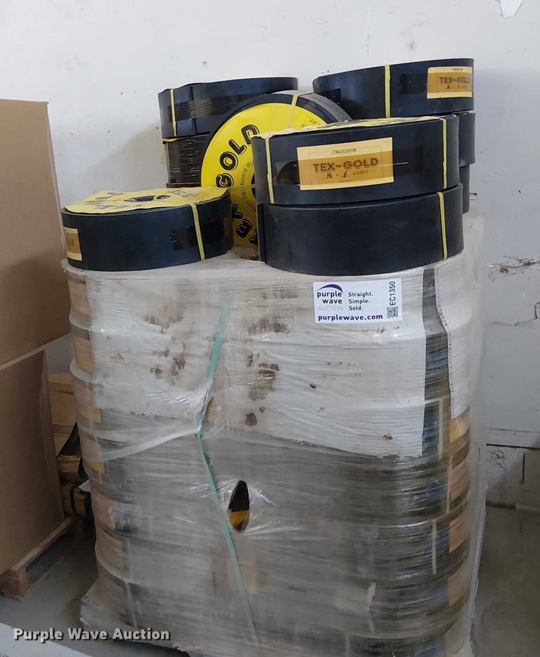 image for item EC1350 (38) Tex-Gold rolls of skirtboard rubber 