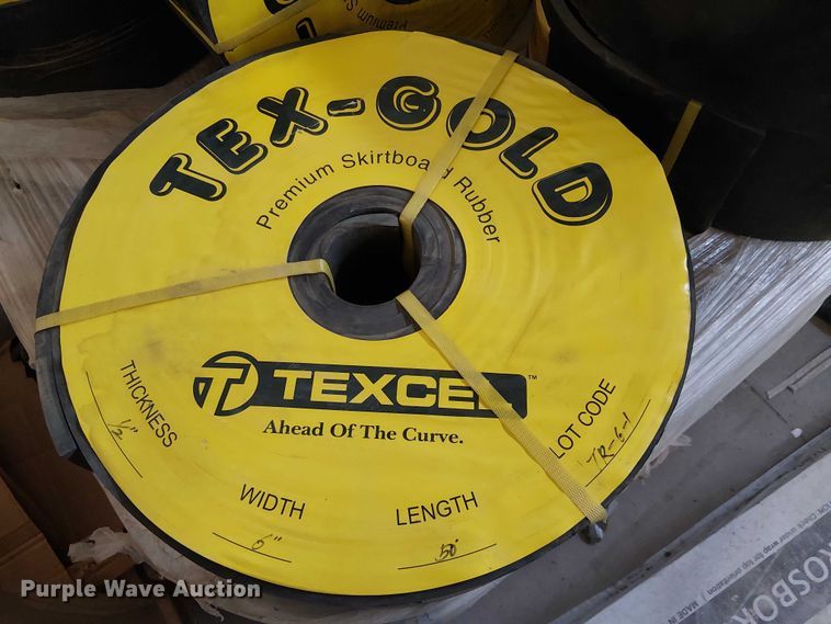 image for item EC1350 (38) Tex-Gold rolls of skirtboard rubber 