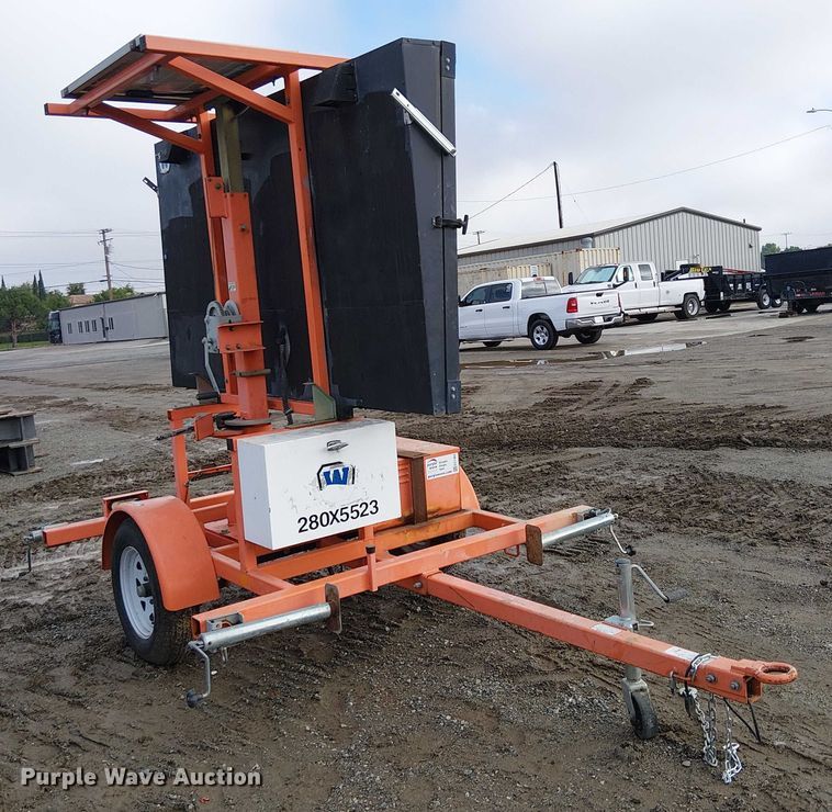 image for item EC1364 (2) Wanco message board trailers