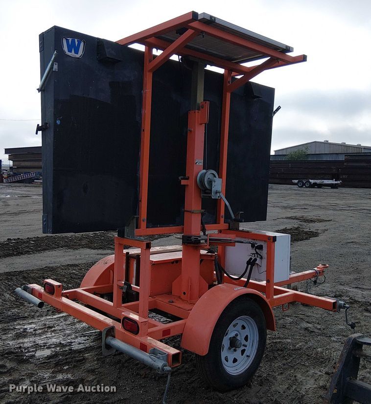 image for item EC1364 (2) Wanco message board trailers