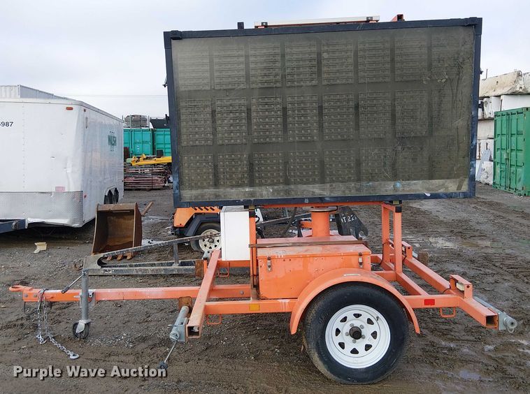 image for item EC1364 (2) Wanco message board trailers