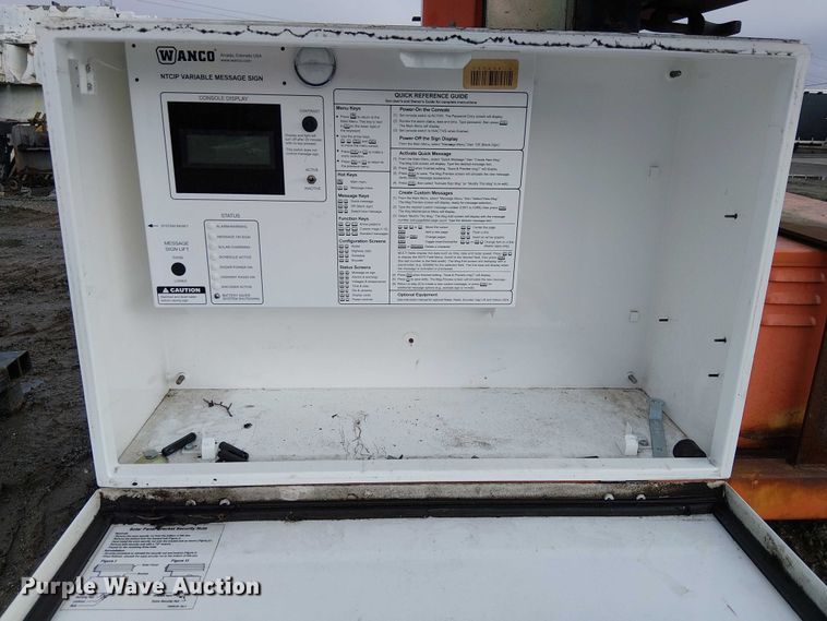 image for item EC1364 (2) Wanco message board trailers