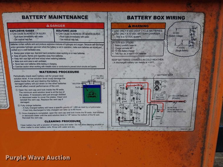 image for item EC1364 (2) Wanco message board trailers