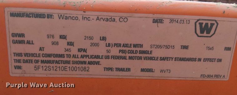 image for item EC1364 (2) Wanco message board trailers