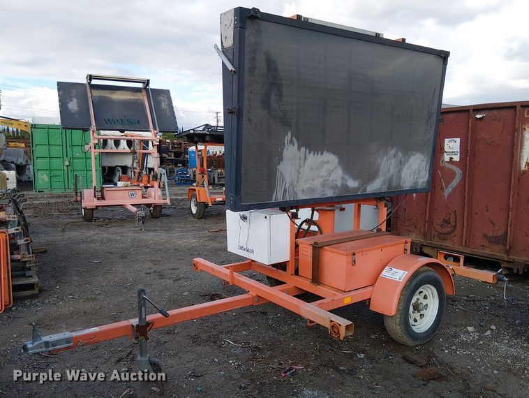 image for item EC1364 (2) Wanco message board trailers