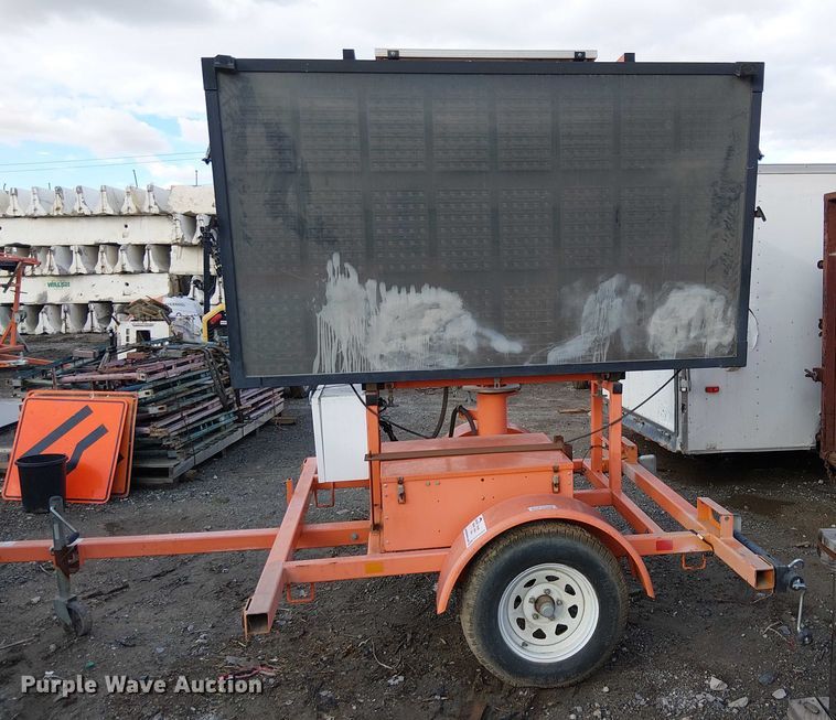 image for item EC1364 (2) Wanco message board trailers