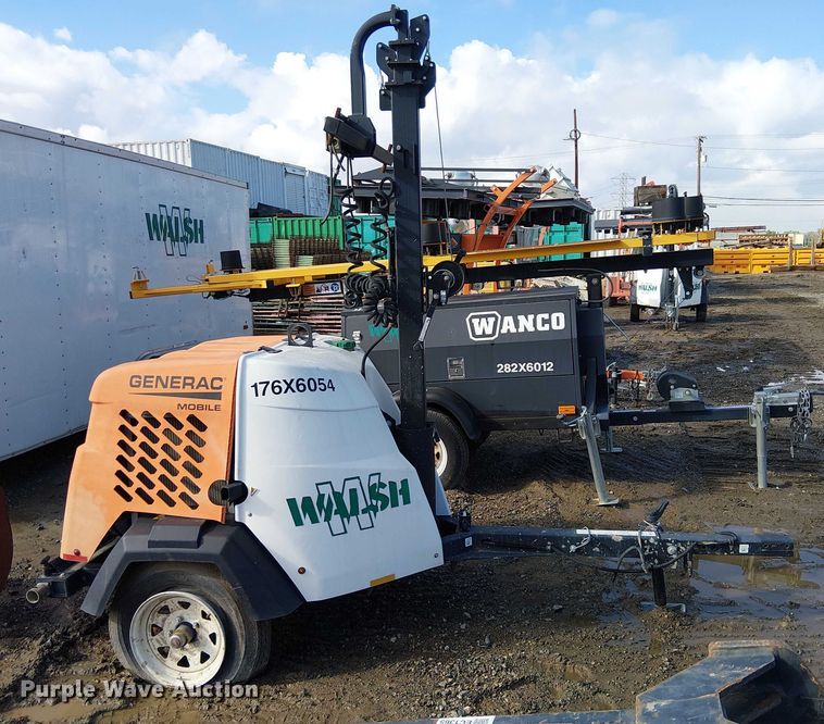 image for item EC1368 2019 Generac MLT6SKDS-STD light plant