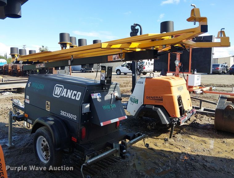 image for item EC1369 2022 Wanco WTRC arrow board trailer